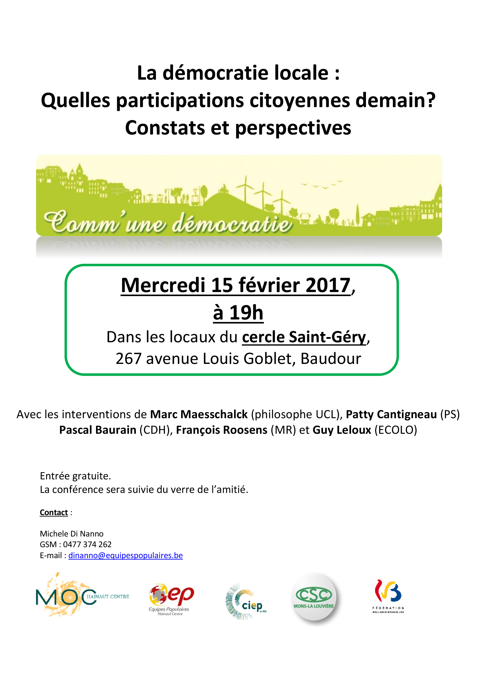 Invitation Saint Ghislain 15 02 2017 1